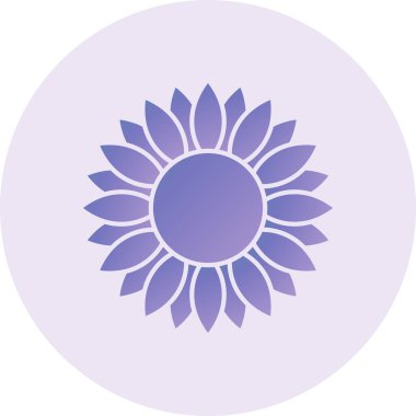 Çiçeğin vektör illüstrasyonu