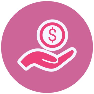 money icon vector illustration. Loan 