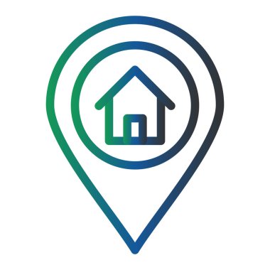 location web icon, simple vector illustration 