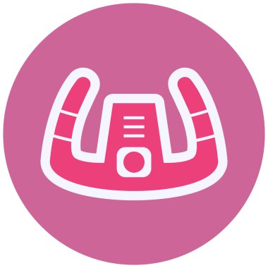 Plane Steering Wheel icon. outline illustration  