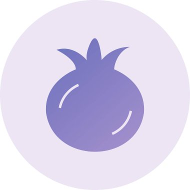 Nar Vektörü Kabartma Simgesi Tasarımı