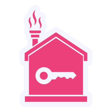 Anahtar. Web simgesi basit illüstrasyon 