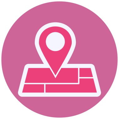 simple web illustration of location icon