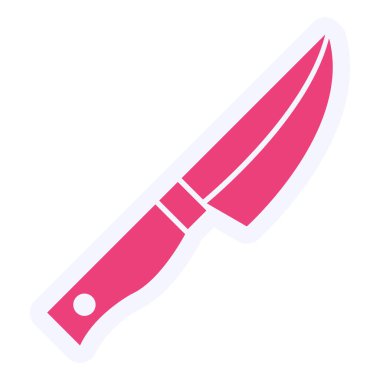 Bıçak. Web simgesi basit illüstrasyon