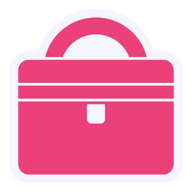 Güzellik Kutusu Vektör Kabartma Simgesi Tasarımı 