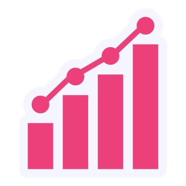 Grafik. Web simgesi basit illüstrasyon 