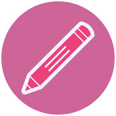 Pencil Vector lyph Icon Design