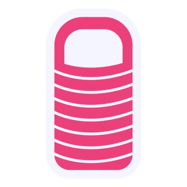vector illustration of modern Sleeping Bag icon 