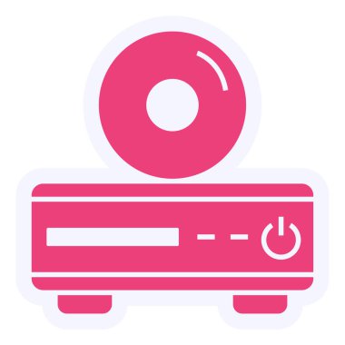 CD oynatıcı. Web simgesi