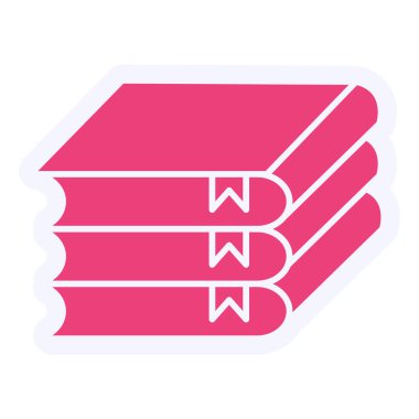 kitap web simge vektör çizim