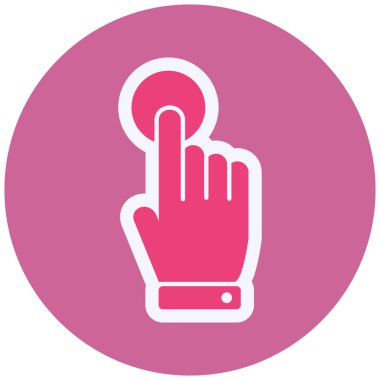 Parmak imleci. Web simgesi