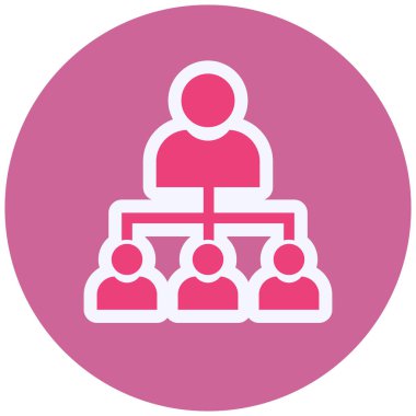 Management vector icon modern simple design