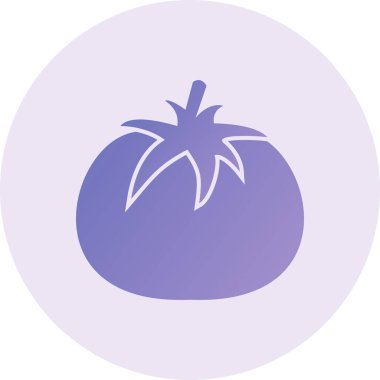 Bir domatesin vektör çizimi