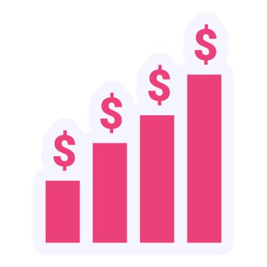 Profit Vector Glyph Icon Design 