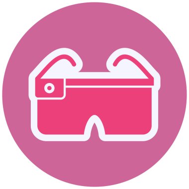Smart Glasses. web icon simple design