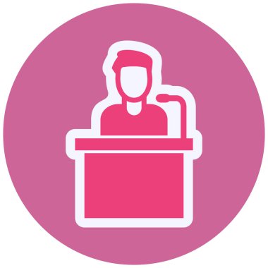 konuşma simgesi vektör illüstrasyonu