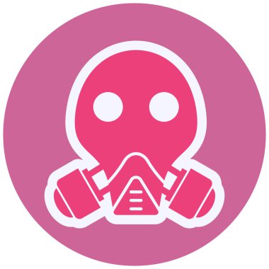 Yüz maskesi. Basit tasarım