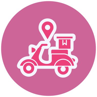 Tracking Vector Glyph Icon Design