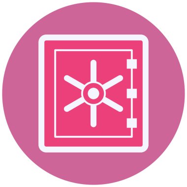 Locker web icon vector illustration