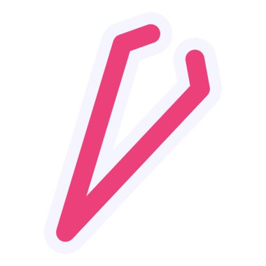 Cımbız Vektör Kabartma Simgesi Tasarımı 