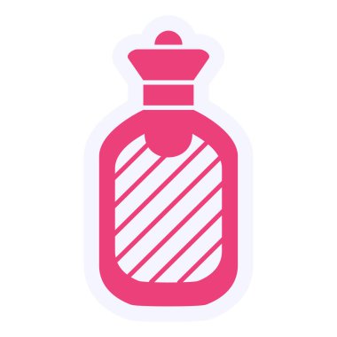 Sıcak Su simgesinin vektör illüstrasyonu