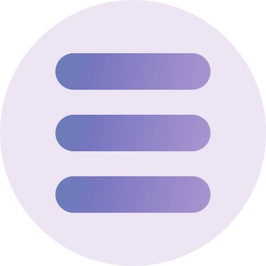 Menü simgesinin vektör illüstrasyonu