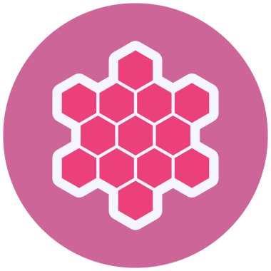 bal peteği ikonu vektör illüstrasyonu 