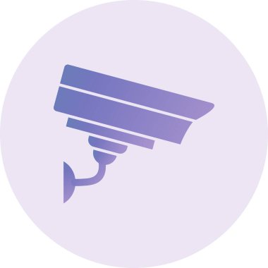 Güvenlik simgesinin vektör illüstrasyonu