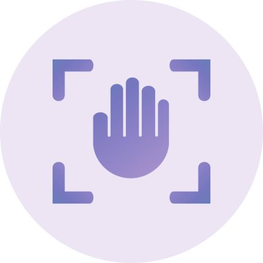 Giriş izni. Web simgesi basit tasarım