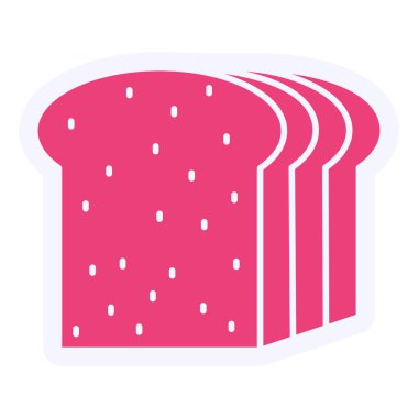 Bread Vector Glyph Icon Design