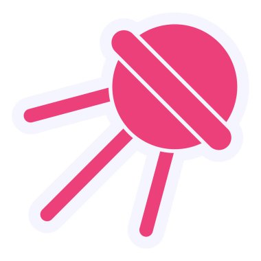 Sputnik  web icon vector illustration