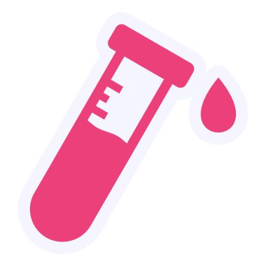 kan ikonu, vektör illüstrasyonu