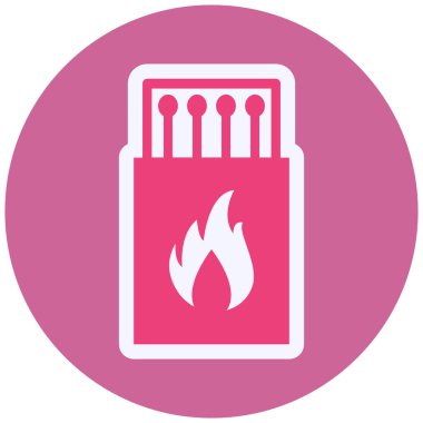 Matches web icon simple illustration