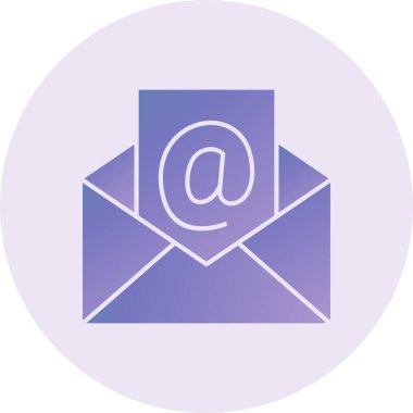 Mektup. Web simgesi basit illüstrasyon 