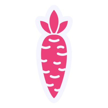 havuç vektör çizim