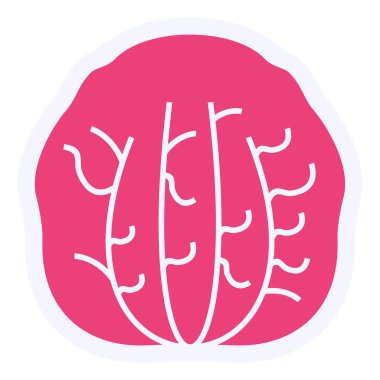 Radicchio Vector Glyph Icon Design