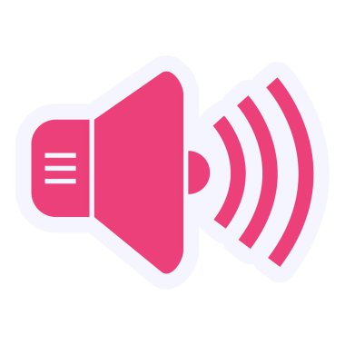 ses simgesi vektör illüstrasyonu