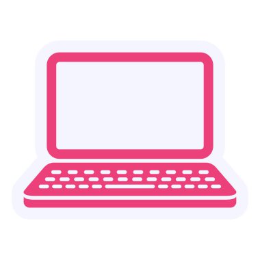 Bilgisayar. Web simgesi vektör illüstrasyonu