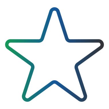 star simple icon web illustration