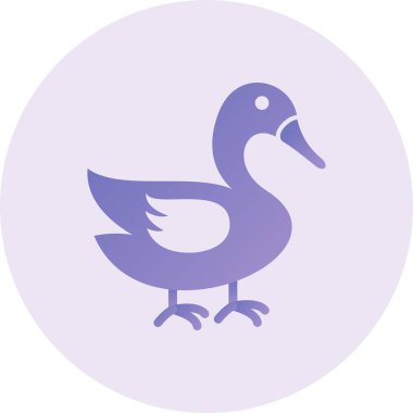 Swan web icon vector illustration