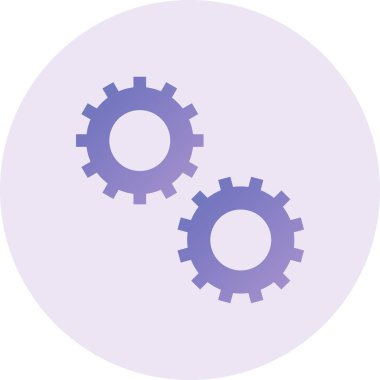 Ayarların vektör illüstrasyonu modern simge