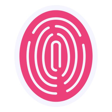 Finger Print. web icon simple design