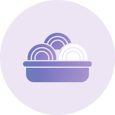 Spagetti simge vektör çizim