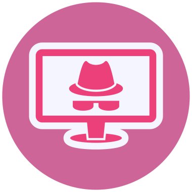 Casus Yazılım Vektörü Kabartma Simgesi Tasarımı