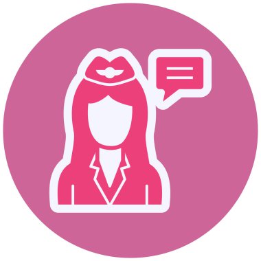 Announcement . web icon simple illustration