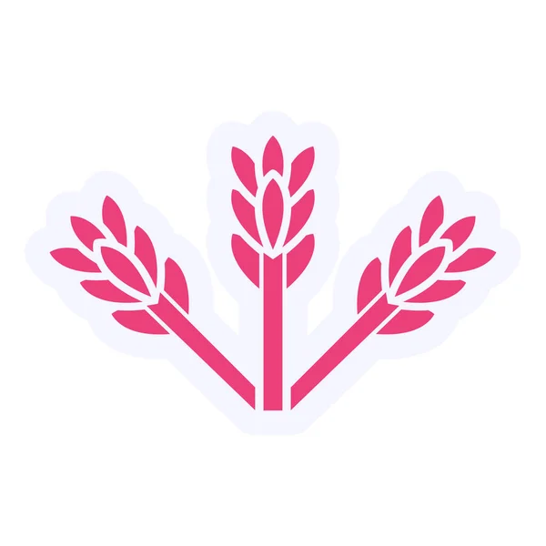 Asparagus Vector Glyph Icon Design — ストックベクタ