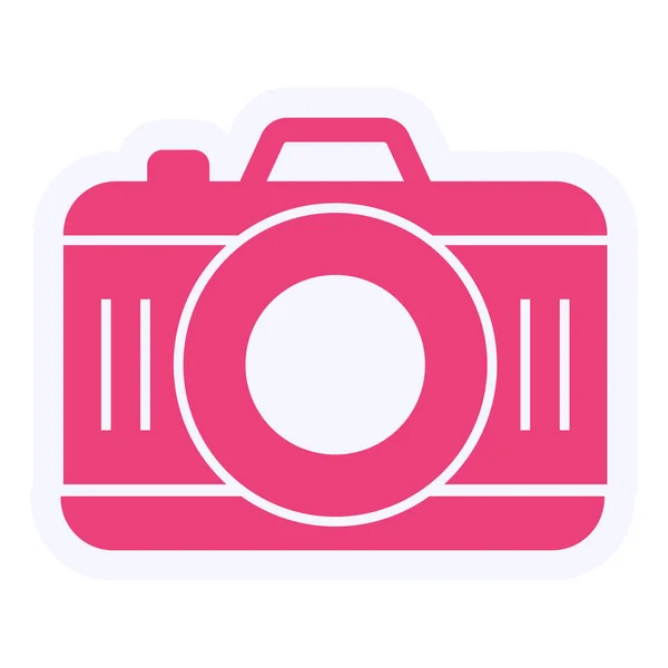 Camera Vector Glyph Icon Design — Stock Vector