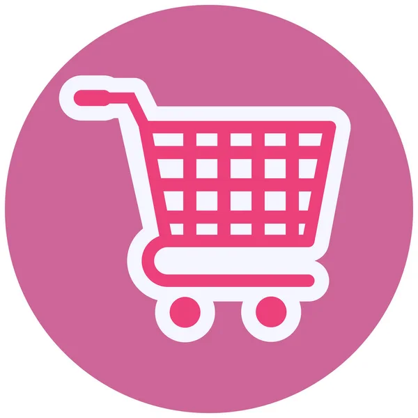 Shopping Cart Icon Simple Illustration — Stockový vektor