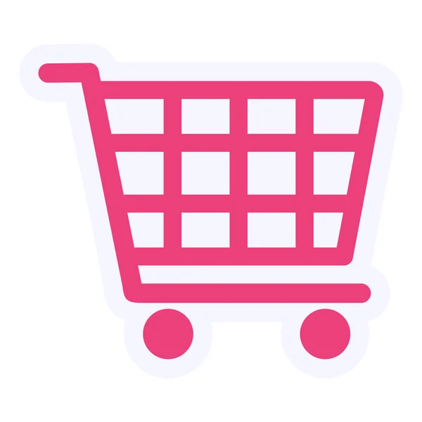 Shopping Cart Icon Simple Illustration — Stockvektor