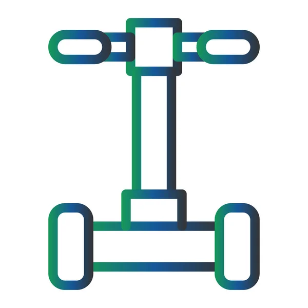 Vector Illustration Modern Segway Icon — Vector de stock